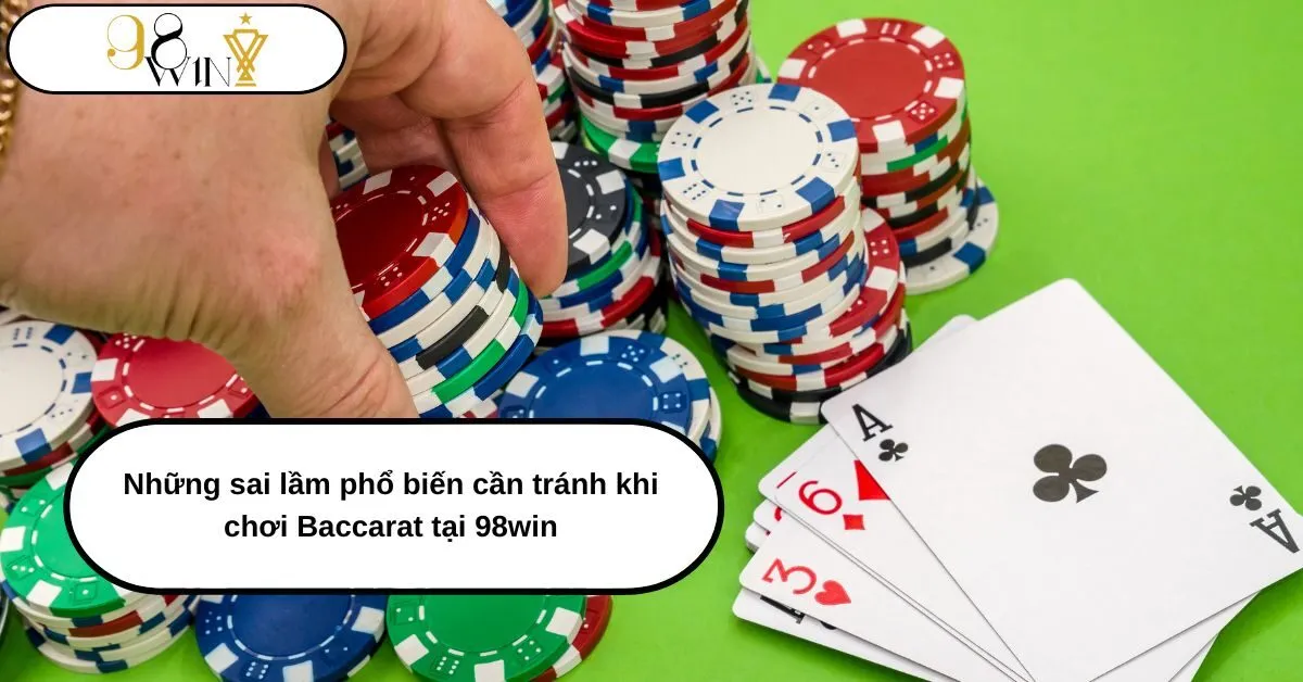 Những sai lầm phổ biến cần tránh khi chơi Baccarat tại 98win